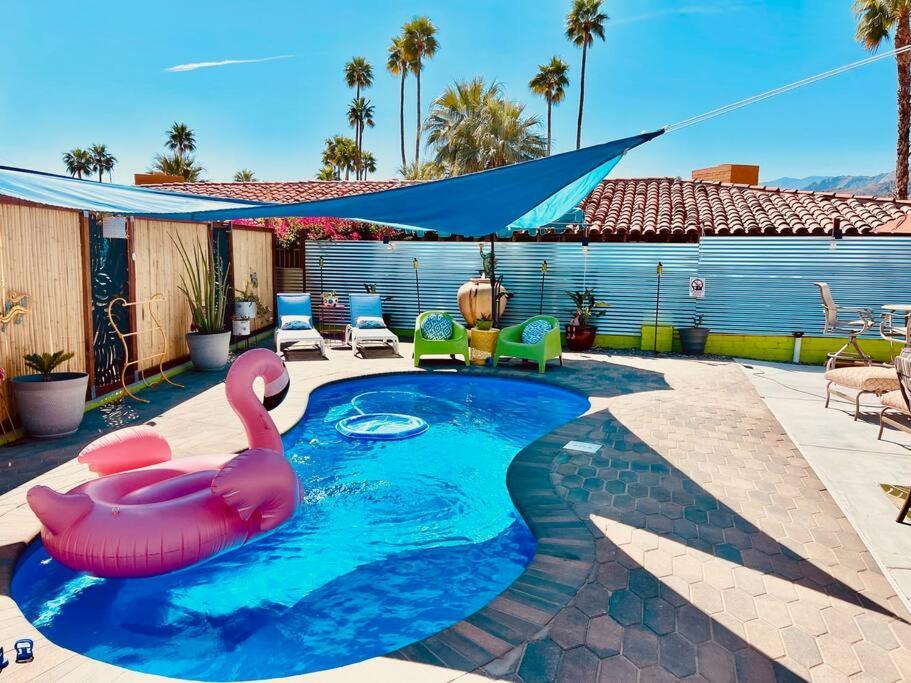Villa The Flamingo Palms Private 1Bd 1Ba Unit In Duplex à Palm Springs Extérieur photo
